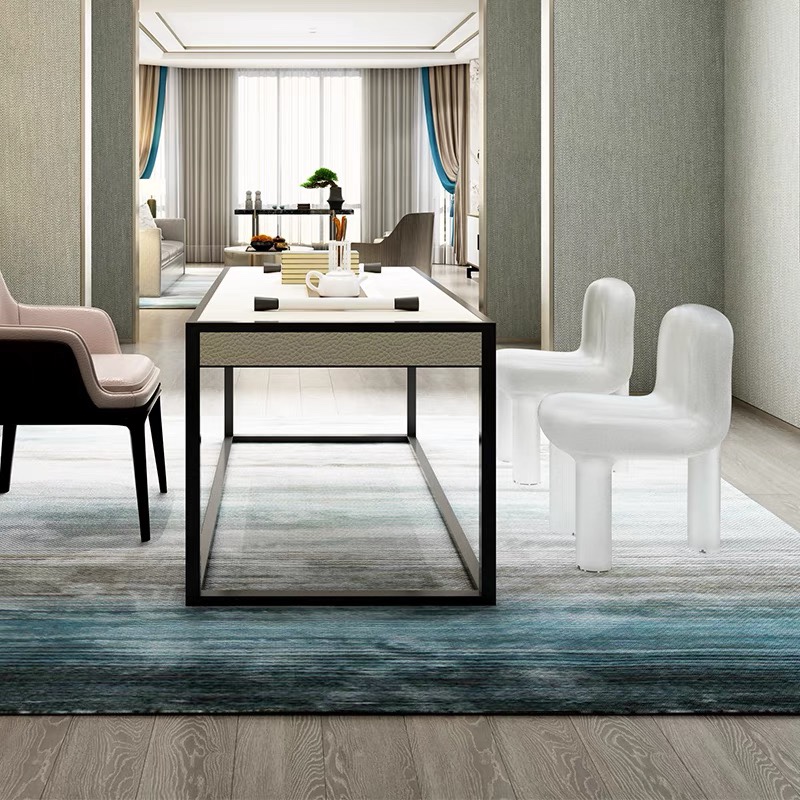 One Zero Seven Light Luxury Transparent Epoxy Resin Chair Net Red Chair Club Model Room Exhibition Hall Chair Transparent Seat Chair