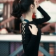 Tập thể hình Cô gái quây Slim Slim Thể thao dài tay thoáng khí Sấy khô nhanh Chạy bộ Áo thun Yoga Mặc mùa hè
