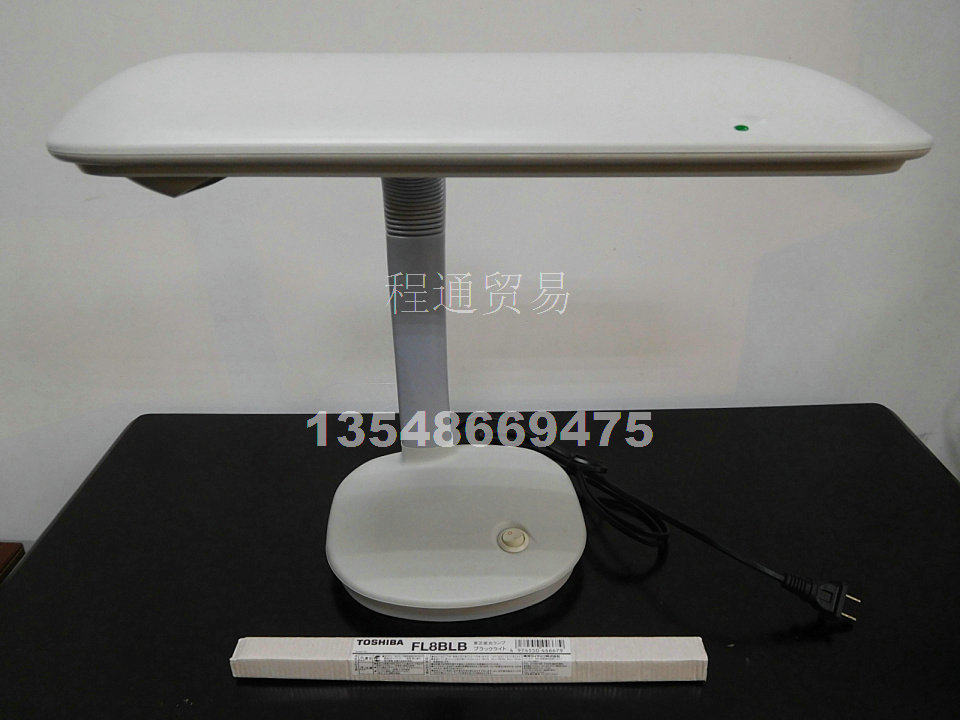 Toshiba TOSHIBA UV lamp money detector lamp dark box lamp FL8WBLB with domestic fashion table lamp