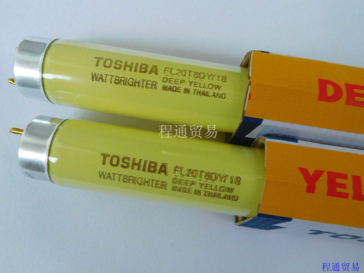 220V20W Yellow Anti-UV Lamp Toshiba TOSHIBA FL20T8DY 18 Yellow Lamp