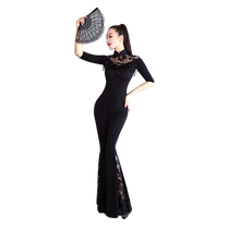 Dance Wings Slim Fit Ceremony Clothes Womens 2022 Spring and Summer New Training Catwalk Practice Clothes Dance Clothes Set