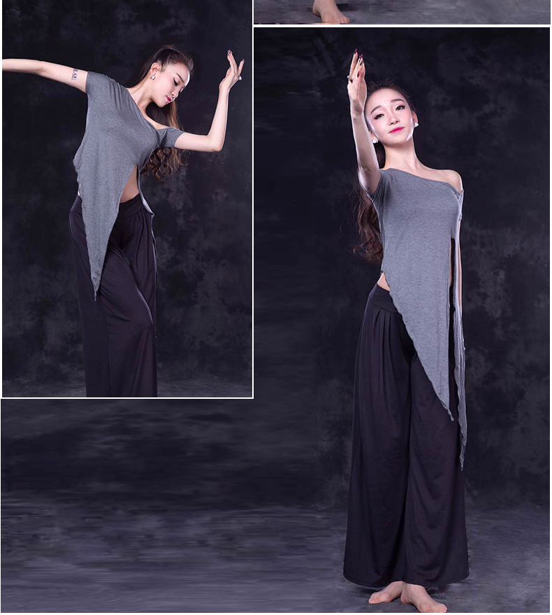 Dance wing Belly set 2018 mùa thu mới bắt đầu Đông phương quần áo tập thể dục quần áo tập thể dục Li JiaZH 2693 - Khiêu vũ / Thể dục nhịp điệu / Thể dục dụng cụ giày nhảy khiêu vũ