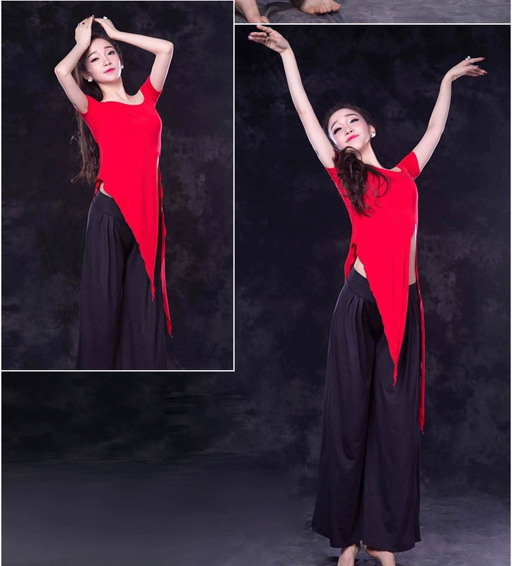 Dance wing Belly set 2018 mùa thu mới bắt đầu Đông phương quần áo tập thể dục quần áo tập thể dục Li JiaZH 2693 - Khiêu vũ / Thể dục nhịp điệu / Thể dục dụng cụ