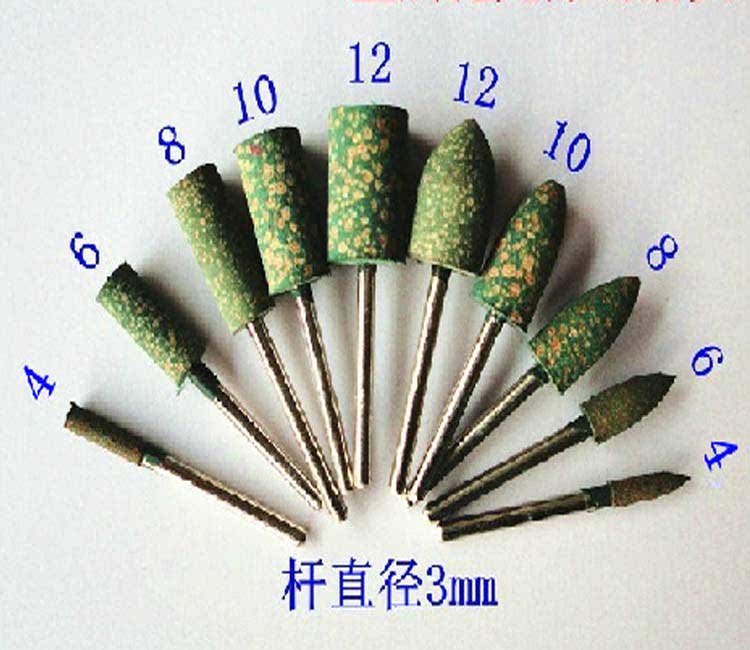 Rubber grinding head Sesame grinding head Polishing grinding head Die-specific polishing grinding head Electric grinding head Cylindrical 3MM