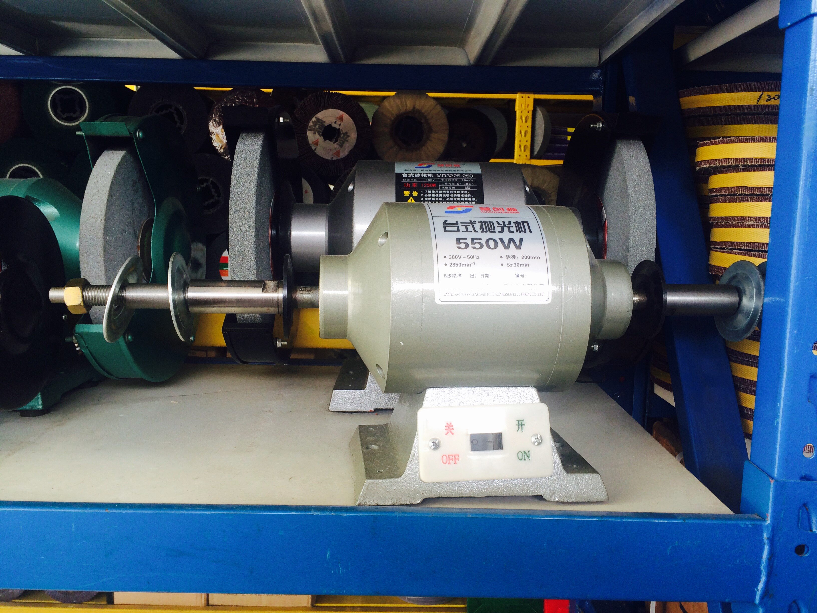 Polishing machine Desktop sanding machine Electric polishing machine metal sanding machine nylon wheel grinding machine Buwheel machine-Taobao