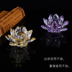 Crystal Lotus Trang trí Xe đầy màu sắc Hoa sen nến Chủ nhà Trang trí xe Điện thoại Di động Trang sức Counter Trang trí cách trang trí phòng khách nhà vuông Trang trí nội thất