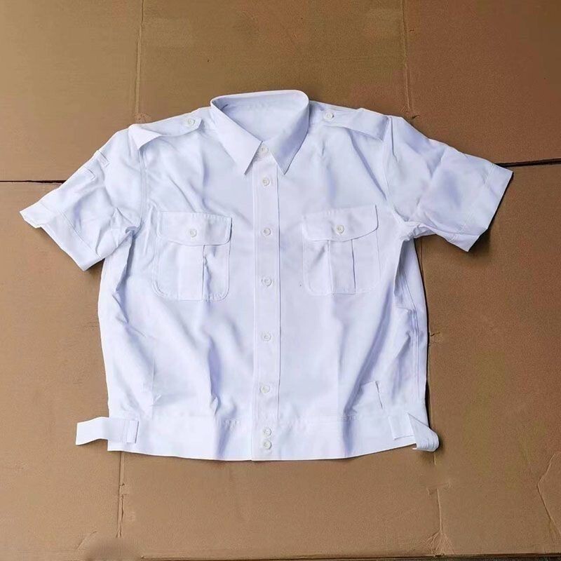 99 Vintage Navy Jacket White Shirt Summer Short-Sleeve Security Breathable Quick-Dry Comfortable Non-Iron Shirt 99 Vintage Navy Jacket White Shirt Summer Short-Sleeve Security Breathable Quick-Dry Comfortable Non-Iron Shirt