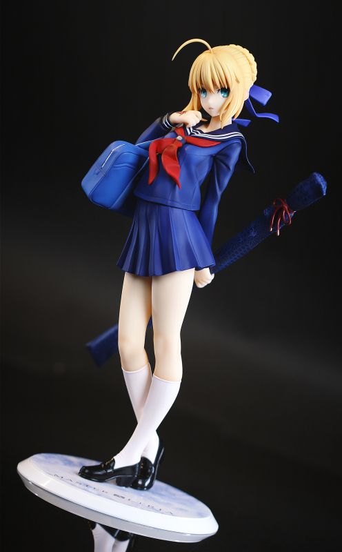 【Unmovable】Alter Fate Stay Night Altria School Uniform Saber Figure 【Unmovable】Alter Fate Stay Night Altria School Uniform Saber Figure