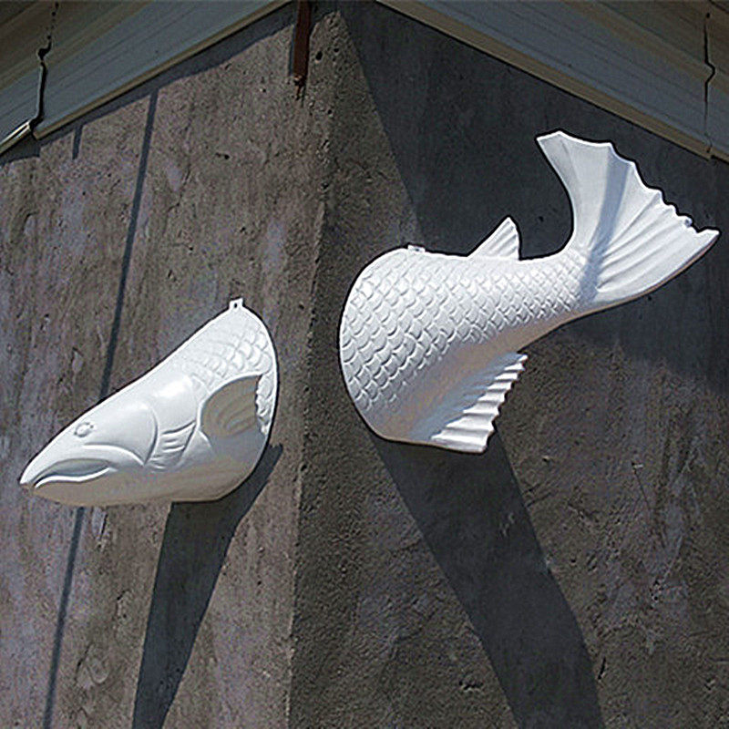 Fish wall hanging wall decoration wall grilled fish restaurant bar club KTV entertainment city 3D sculpture art soft decoration