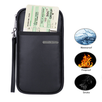 Personalized waterproof RFID travel wallet custom fancy passport cover passport holder fireproof file bag home
