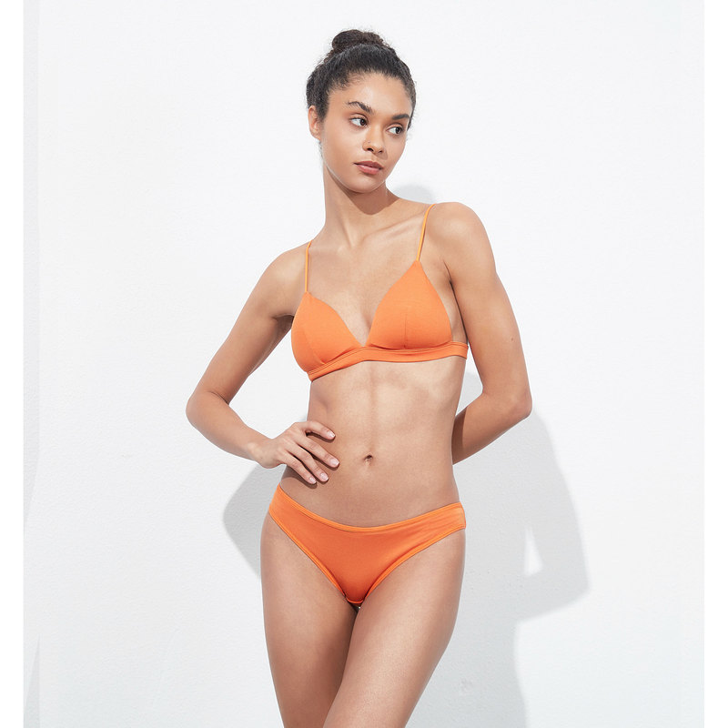 809 Upgraded Version Lenzing Modal Dopamine French Minimalist Triangle Cup Sexy Comfortable Thin Bra