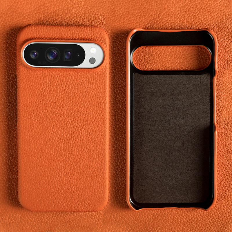 Suitable for Google Pixel 9 Pro XL Phone Case, Pixel 10 Pro Genuine Leather Protective Case, New Pixel 8 High-End Lychee Pattern Leather, 7 Men and Women Simple Solid Color Business 6A Half-Cover Cowhide Case Suitable for Google Pixel 9 Pro XL Phone Case, Pixel 10 Pro Genuine Leather Protective Case, New Pixel 8 High-End Lychee Pattern Leather, 7 Men and Women Simple Solid Color Business 6A Half-Cover Cowhide Case
