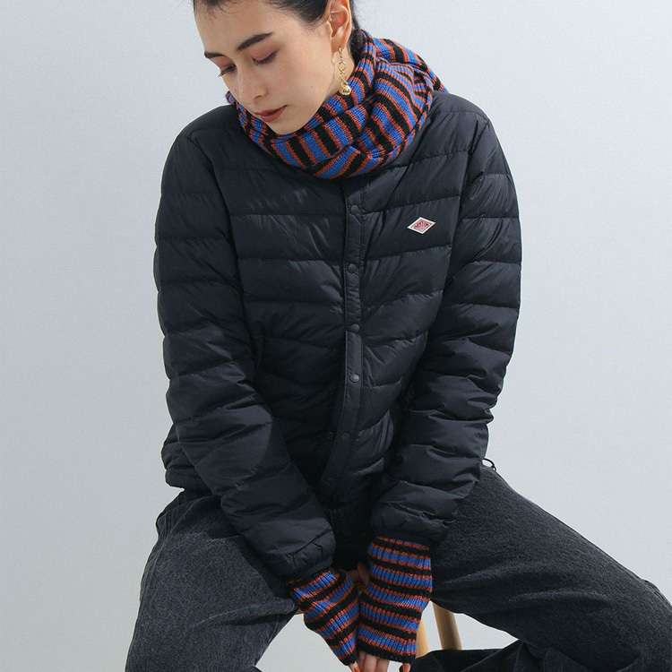 Danton High-Density Nylon Surface, Lightweight, Close-Fitting, Warm, 90% Duck Down, Herringbone Pattern, down Jacket, Packable