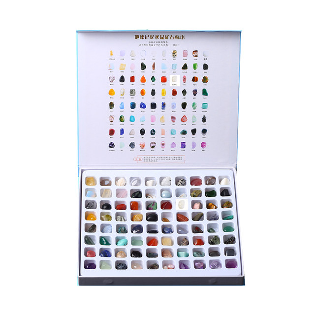 Earth Gem 100/180 ຕົວ​ຢ່າງ​ແຮ່​ທາດ​ໄປ​ເຊຍ​ກັນ​ທໍາ​ມະ​ຊາດ​ຂອງ​ຂວັນ​ຂອງ​ເດັກ​ນ້ອຍ​ກ່ອງ​ແຮ່​ທາດ​ໄປ​ເຊຍ​ກັນ Agate Ornament