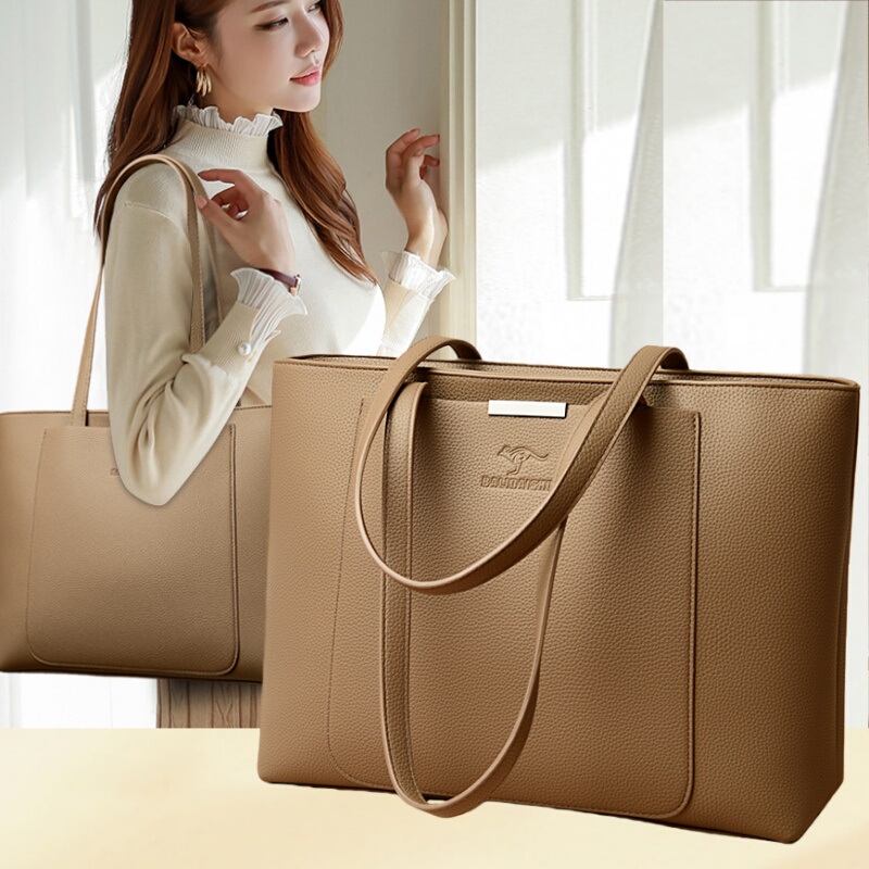 Simple Large Leather Bag as a Birthday Gift for Mom, Crossbody Shoulder Tote Bag, Extra Large Capacity Soft Leather Bag Simple Large Leather Bag as a Birthday Gift for Mom, Crossbody Shoulder Tote Bag, Extra Large Capacity Soft Leather Bag