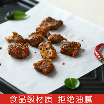  Barbecue oil-absorbing paper Fried food pad paper Kitchen oil filter paper 20x20cm10 sheets(can not enter the oven)