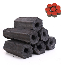  Barbecue charcoal Environmental protection smokeless fruit wood carbon mechanism charcoal strip hollow charcoal Barbecue fuel Kung fu cooking tea charcoal 5 kg