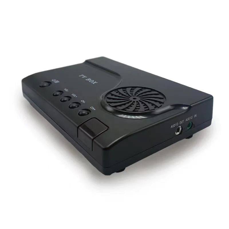 AV RF to HDMI VGA set-top box converter monitor watch TV cable analog signal with remote control