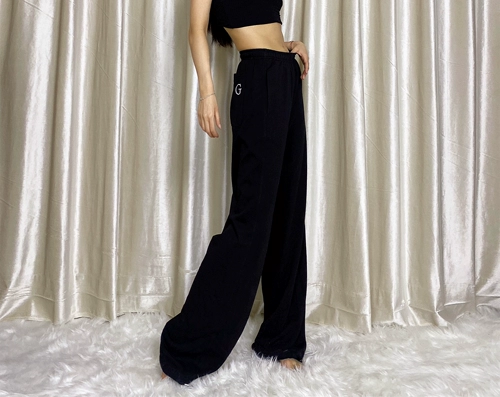 Приталенные белые штаны, с вышивкой, свободный прямой крой, высокая талия