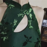 Ретро бархатный комплект, костюм, китайский стиль, облегающий крой