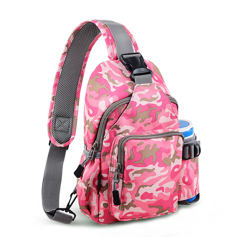 Chest bag female couple shoulder bag cycling camouflage chest bag sports Messenger bag outdoor travel waterproof bag
