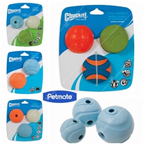Petmate American Chuckit Dog Rubber Ball Toys Classic Pinball Whistle Ball Glow Ball Combination