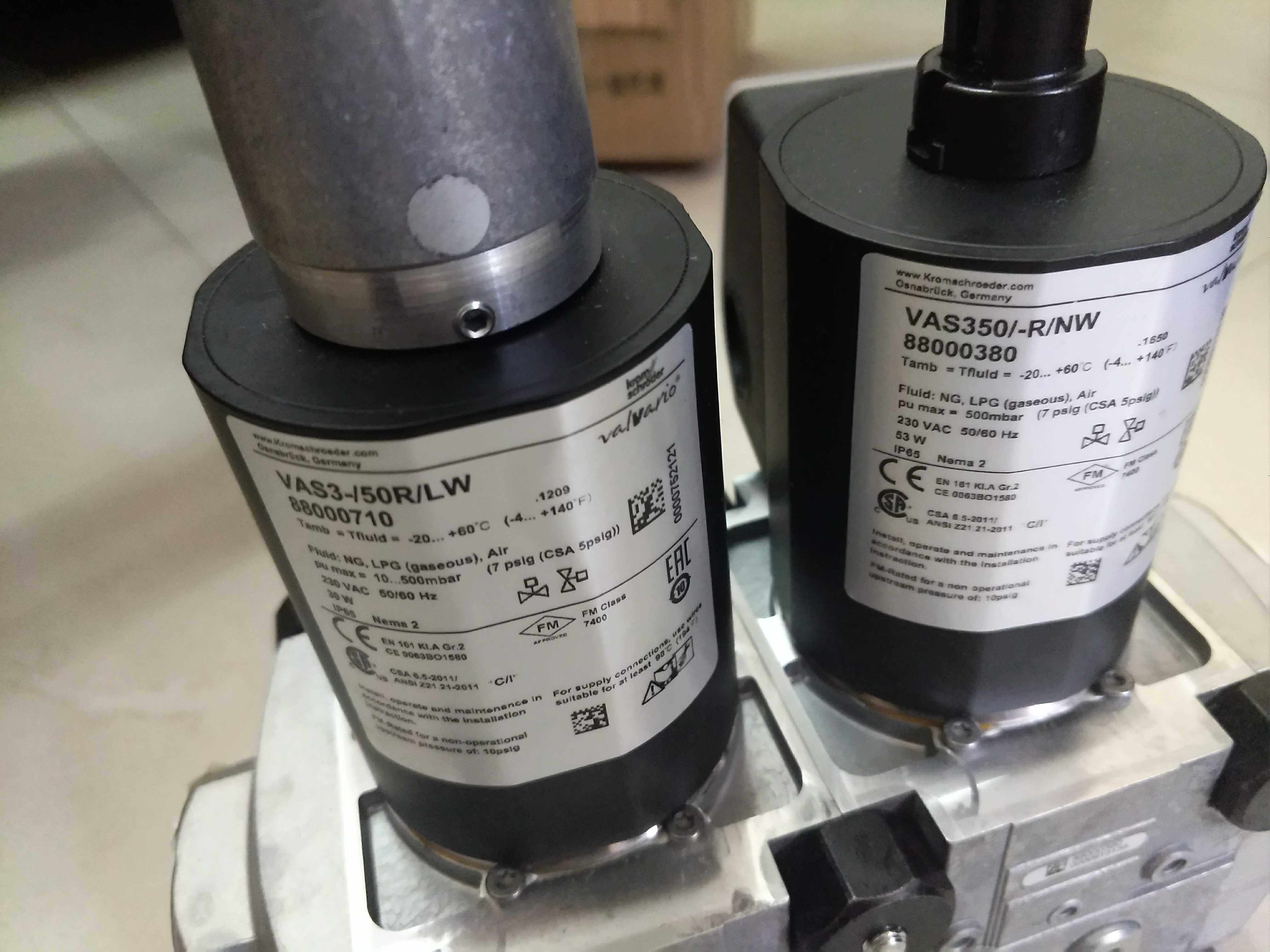 VAS1 - 25R NW - 50A gas solenoid valve complex valve