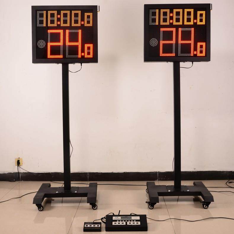 Mobile basketball game 24 seconds timer game LED electronic display Keyyi basketball 24 seconds timer