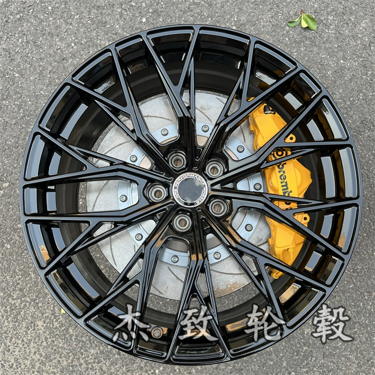 181920 bánh xe quay màu đen sáng thích hợp cho 3 series 5 series 7 series Audi A4 A5 A6 Volkswagen Golf CC Lingdu mâm xe oto 18 inch mâm ô tô 17 inch