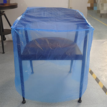 Vci Vapor Phase Rust Prevention Bag 60*50*65 Mechanical Metal Auto Parts Rust Prevention Plastic Packaging Film Blue Three-Dimensional Bag