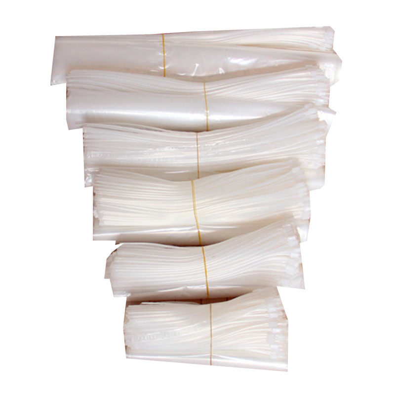 55*65 Large Clothing Zipper Bag Summer Quilt Autumn and Winter Clothes Transparent Self-Sealing Plastic Bag Packaging Storage Bag