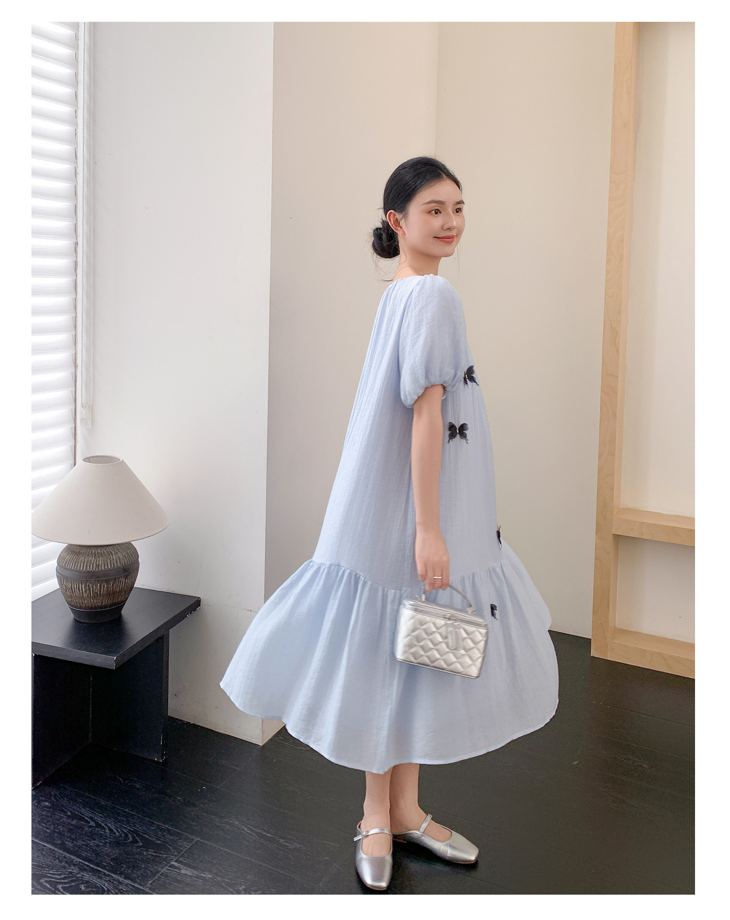 ZMA立体蝴蝶·孕妇连衣裙夏季新款漂亮孕期裙子宽松孕妇裙夏外穿 — 26