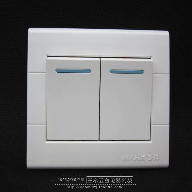 Manko switch socket Two switches, two Osaka switches, two single control switches J2000 series