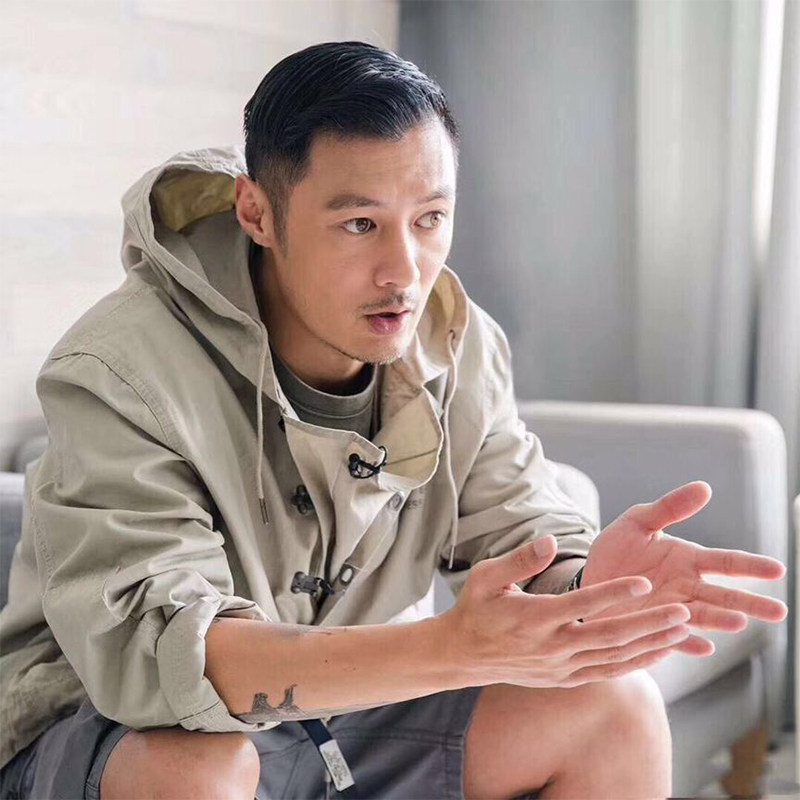 Shawn Yue Jacket Men's Tide Brand Japanese Retro Eagle Double Knife Canvas Jacket Loose Hooded Thin Coat