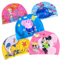 Childrens swimming cap girls cute cartoon baby children sunscreen cloth Boys and girls cloth comfortable without strangulation