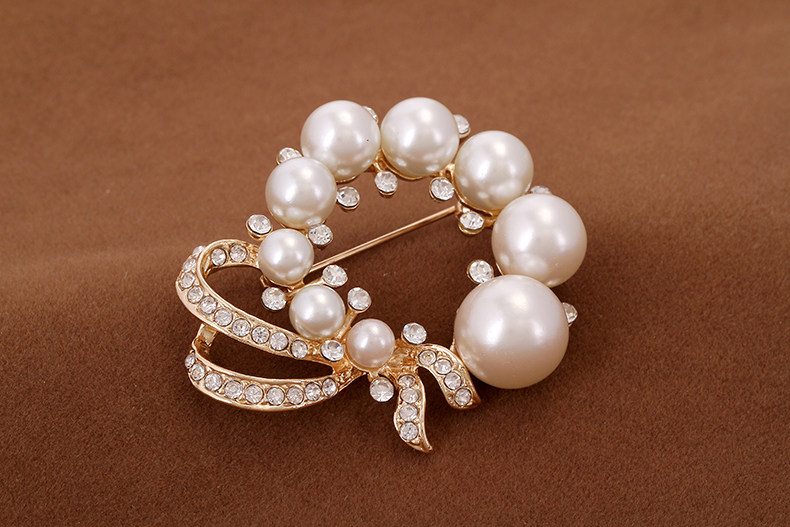 Broche femme en Zircon diamant - Ref 1173609 Image 4