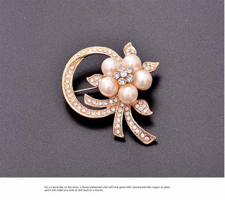 Broche femme en Zircon diamant - Ref 1174210 Image 9