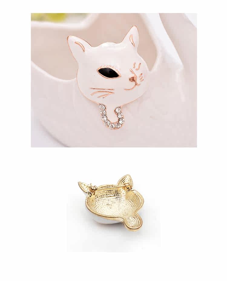 Broche femme en Zircon diamant - Ref 1170935 Image 10