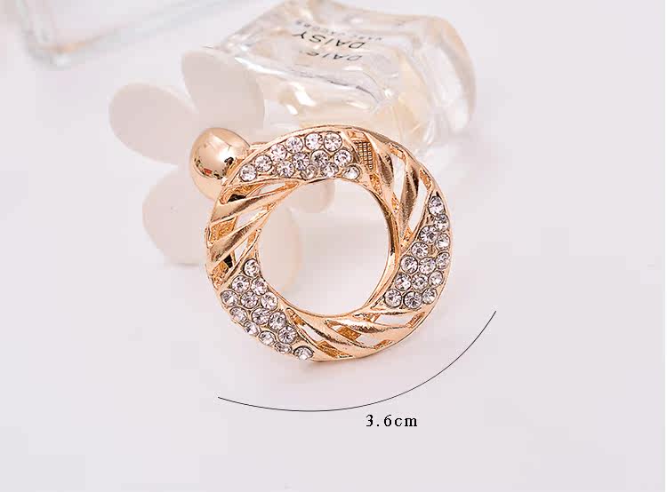 Broche femme en Zircon diamant - Ref 1187353 Image 8