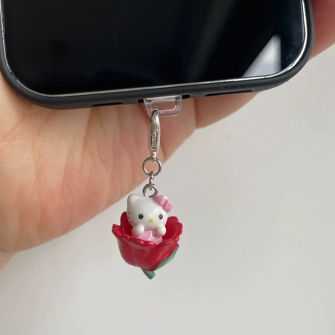 Хелло Китти, Санрио, набор, клубника, защитное крепление для телефона с молнией для ключей, лиса, енот