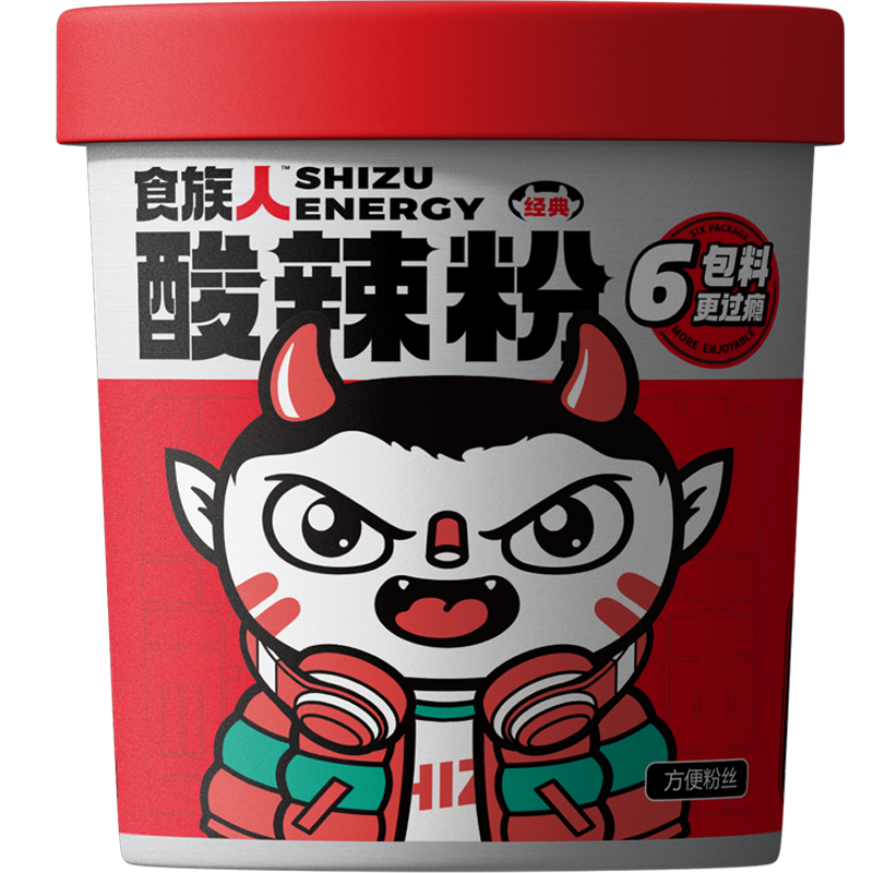 Shizuren non-fried classic hot and sour noodles