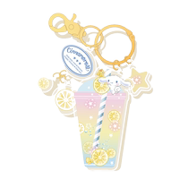 TOPTOY genuine Sanrio pendant summer drink series quicksand pendant cute pendant Kuromi keychain
