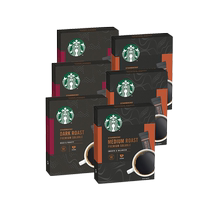 (Imported) Starbucks Black Coffee Deep Medium Baking 2 3g * 10 Bags * 6 Boxes Instant Coffee Independent Little Strips