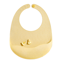 Linda Mummy baby silicone bib waterproof baby rice bag eating bib super soft child anti-dirty artifact