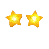 Little star glowing handheld electronic five-pointed star stage Childrens Day performance props star wristband support