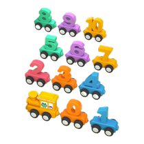 Childrens magnetic building blocks assembled baby 1-3 to 6-year-old boys and girls educational enlightenment magnetic digital train toys