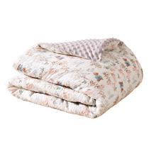 European pregnancy baby knitted crepe bean blanket infant and child universal cover for all seasons kindergarten thickened removable and washable blanket