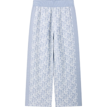 (bp delicate fashion) Balabala high-end 23 spring new broadleg printed long pants