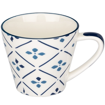 Morden Housewife Blue Color Mark Cup Office Water Glass Large Capacity Coffee Cup Sub Home Lovers Ceramic Breakfast Cup