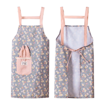 Dafu Rui fashion new canvas apron home kitchen cooking coverall adult work clothes catering apron 1 piece